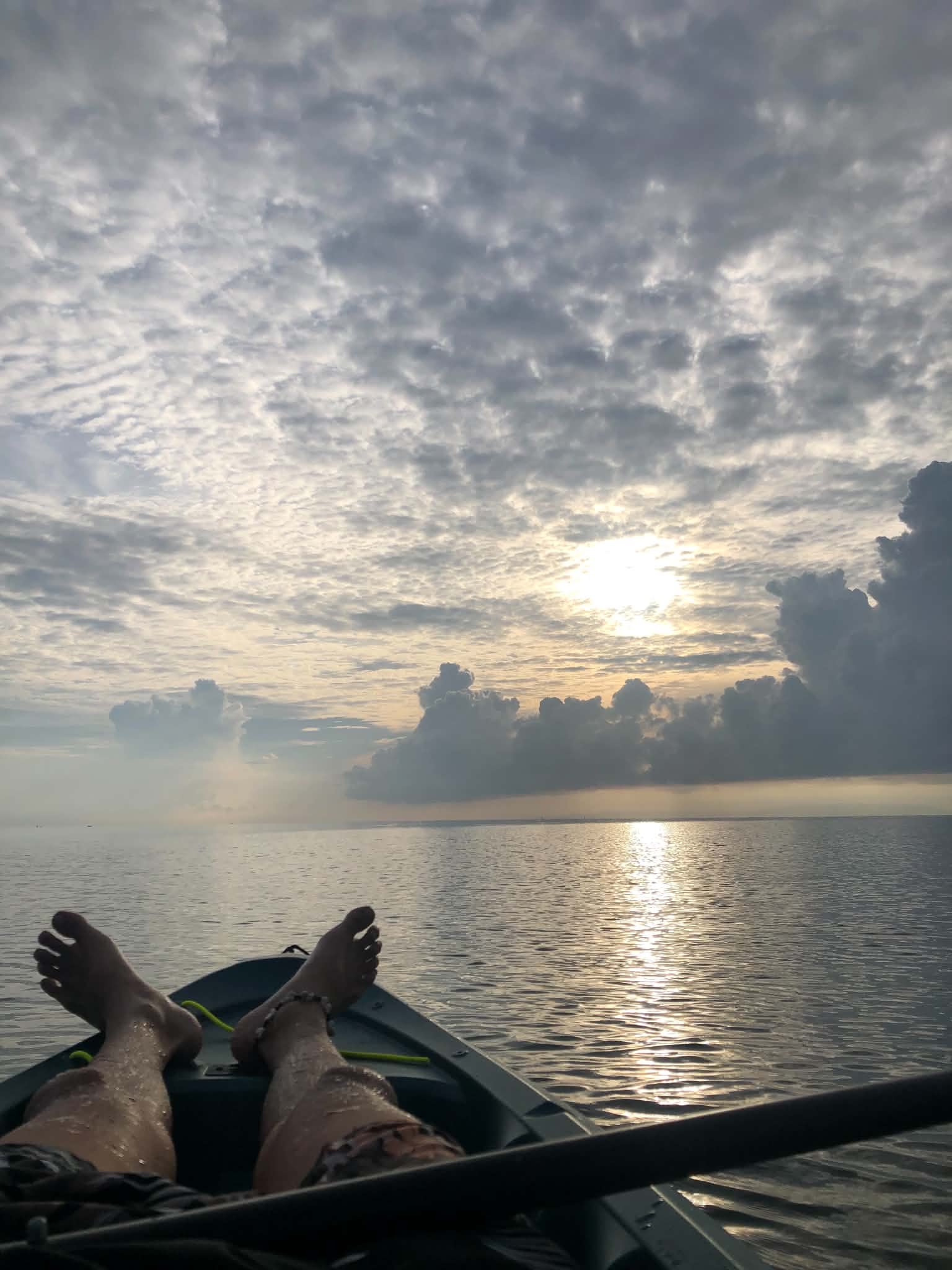Relaxing on a Kayak at Balay Amakan